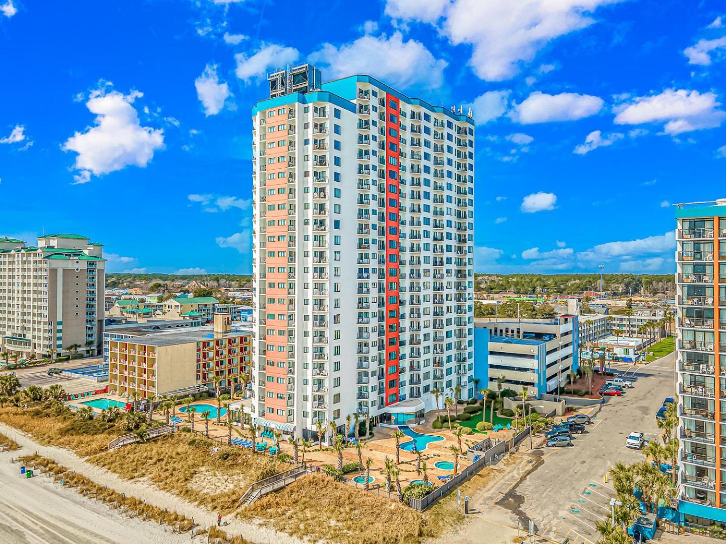 الشقق الفندقية شاطئ ميرتلفي  Good Time Charlies Oceanfront Retreat المظهر الخارجي الصورة